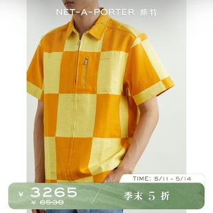 男宽松格纹短袖 NET NAP Jacquemus 衬衫 PORTER颇特 折扣