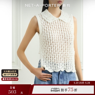 新品 NET 女绞花针织钩编短款 上衣NAP 春季 PORTER颇特 EENK