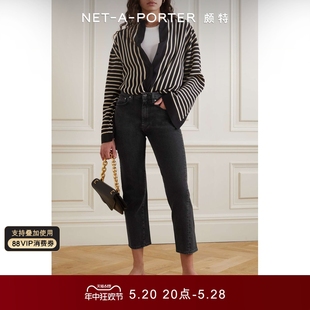 TOTEME 款 女不对称高腰锥形牛仔裤 经典 netaporter