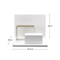Молочный белый маленький A01