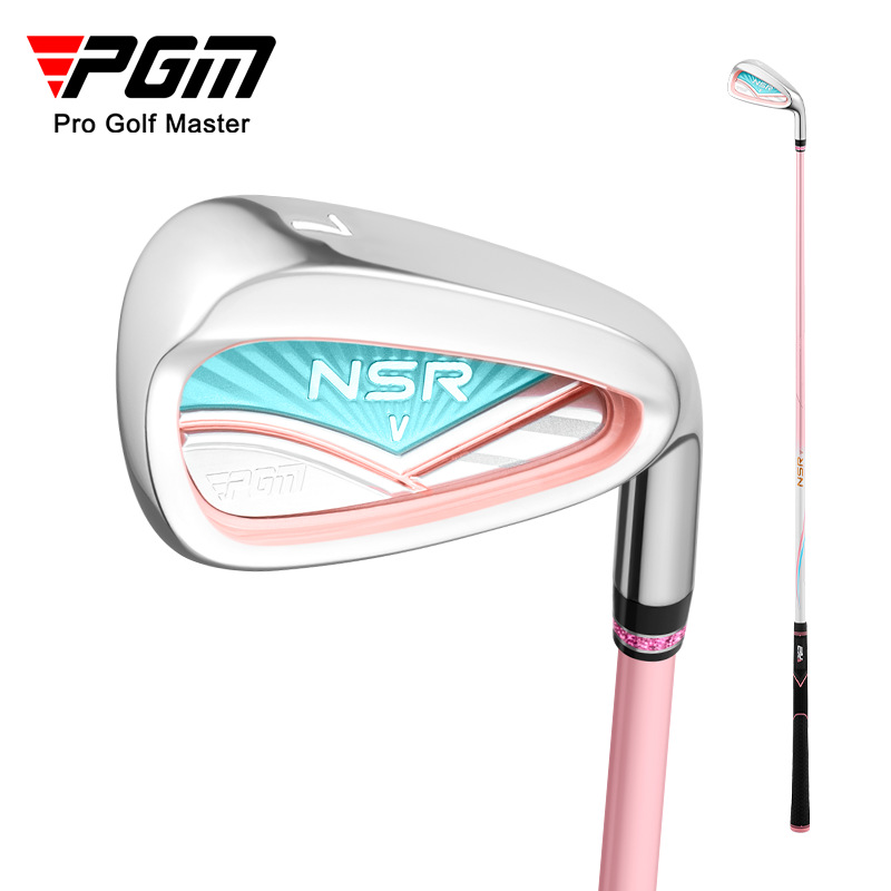 PGM 高尔夫球杆女士单支铁杆7号铁 L级碳素不锈钢杆头专业练习杆