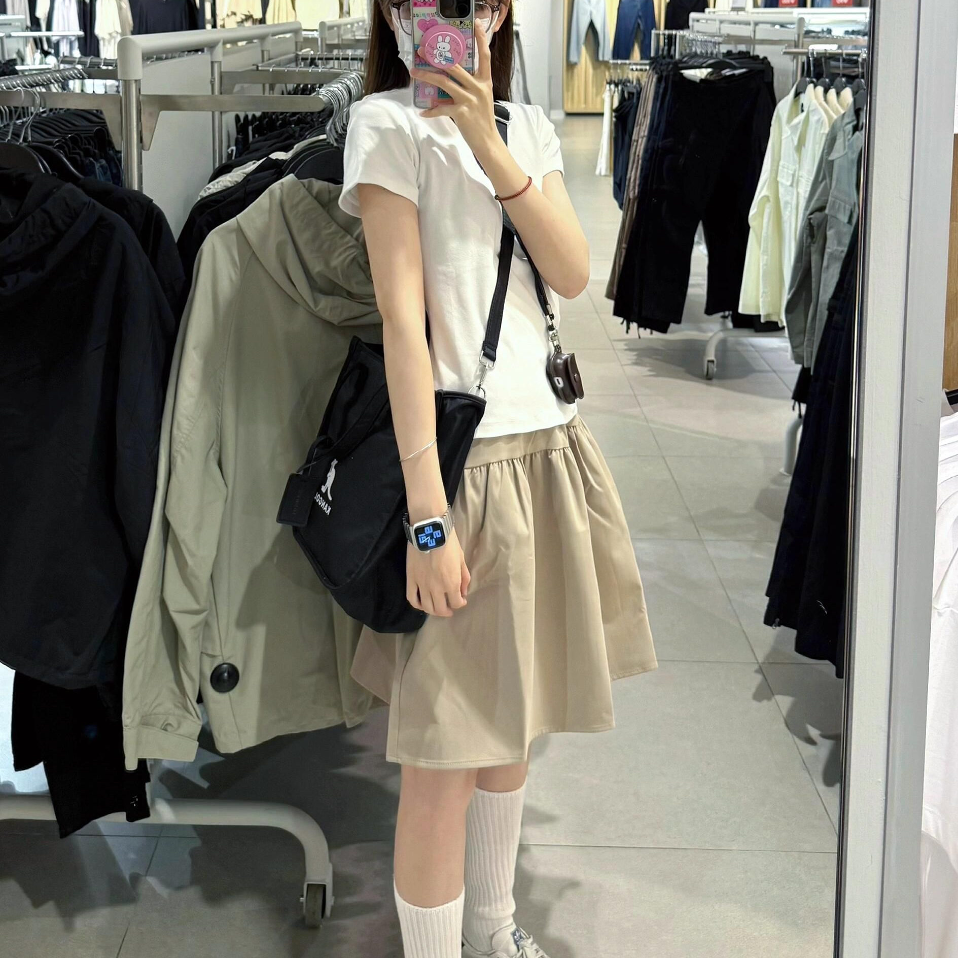 ookstudi日系休闲松紧半