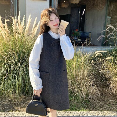 女装两件套冬季加厚卫衣衬衫套装长袖通勤套装气质气质复古气质简