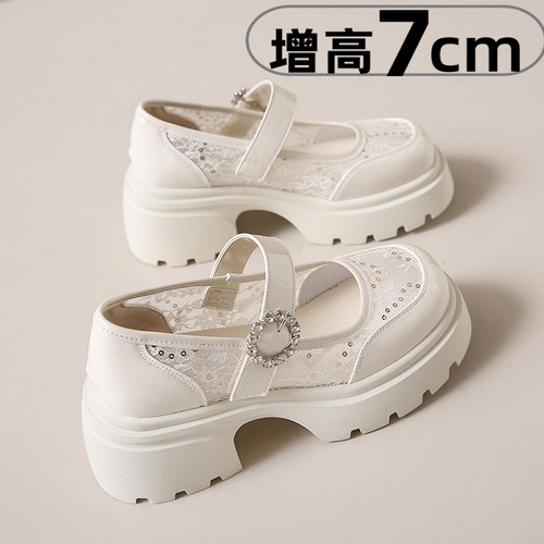 2026夏季蕾丝玛丽珍女鞋