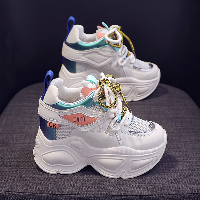 运动鞋子爆款小个子内增高女鞋