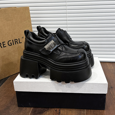 新款小个子不累脚单鞋乐福鞋