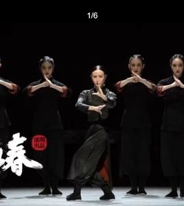 女版叶问舞剧咏春拳水墨古典练功服武术宗师八褂掌表演出服套装女