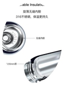 儿童保温杯套装 宝宝带吸管两用水杯幼儿园小学生不锈钢便携饮水壶