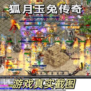 狐月玉兔传奇单机版电脑端,道力盾彻地钉群体雷电术,智能假人PK