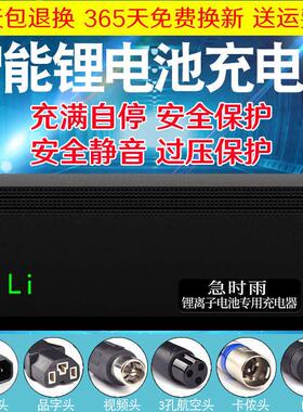 锂电池充电器12V24V36V48V2A60V72V3A滑板车代驾车独轮哈雷电动车