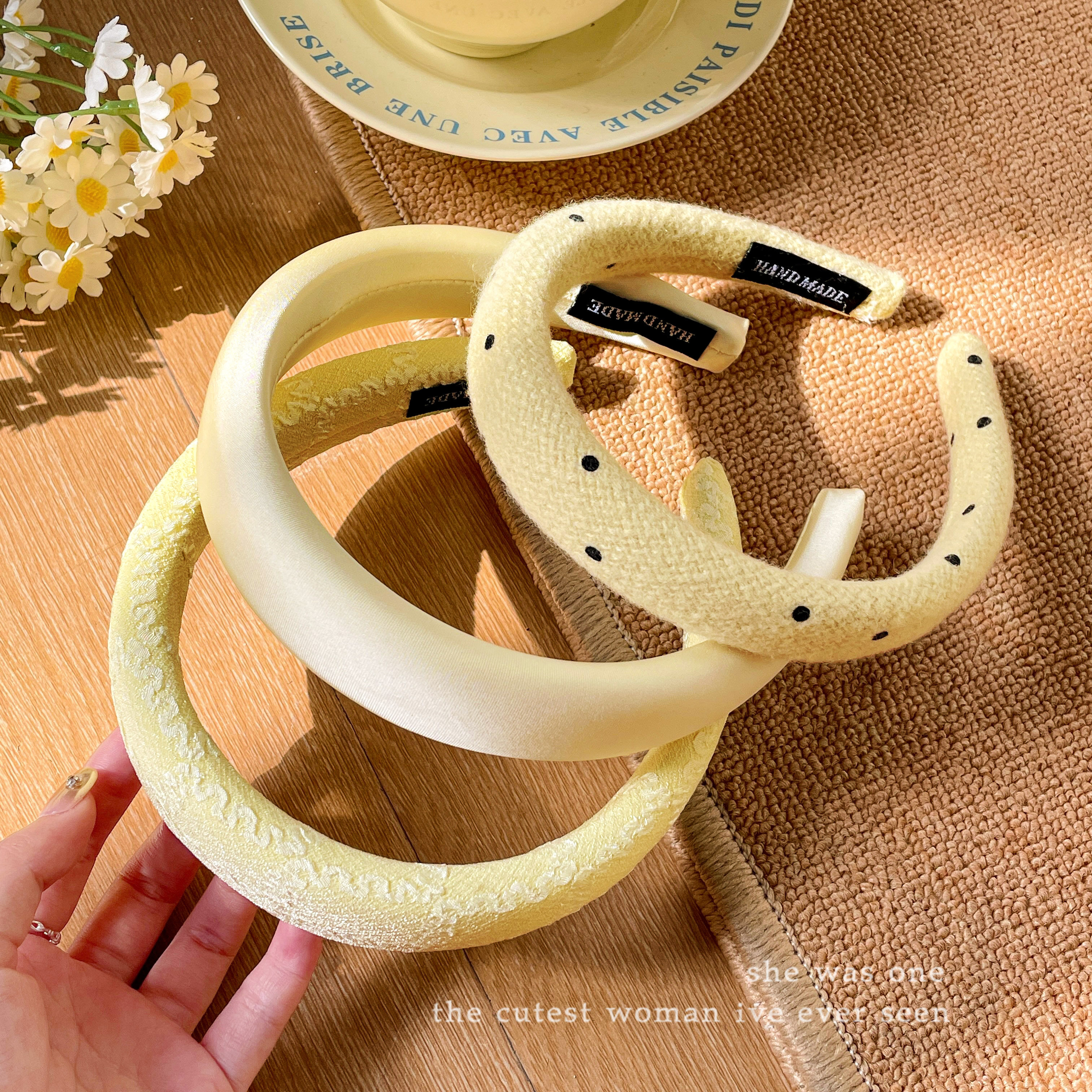 超好看的发箍黄色布艺高颅顶蓬松显脸小压发洗脸头箍日常外戴发捆,饰品/流行首饰/时尚饰品新,发饰,淘宝优惠券,粉丝福利购,淘宝优惠卷