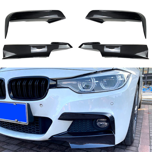 适用宝马3系F30 M Pack 320i 325i 2013-2019雾灯前风刀包角改装