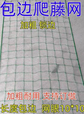 包边爬藤网锁边种植物攀爬网苦瓜百香果爬藤网吊瓜豆角丝瓜搭架园
