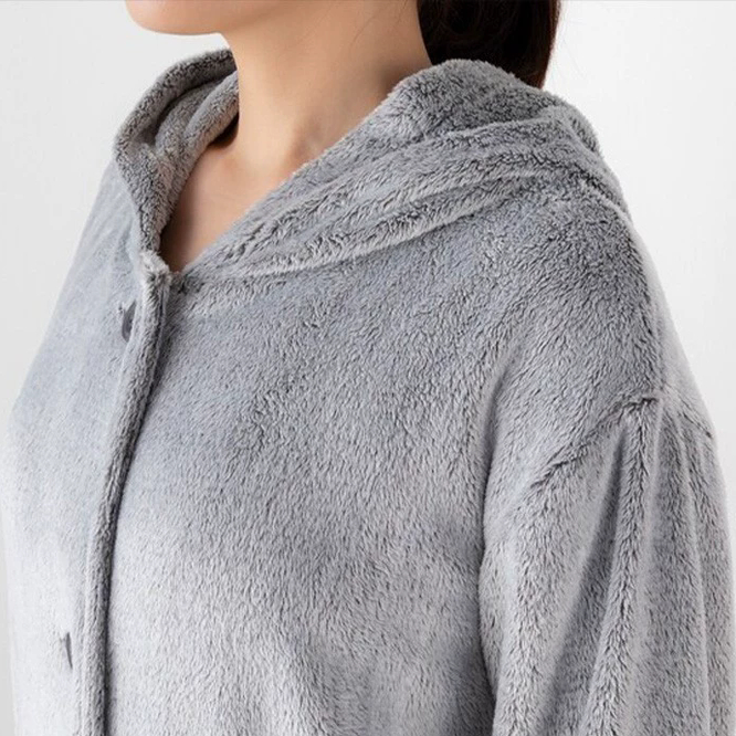 NITORI超保湿极暖睡袍男女通用