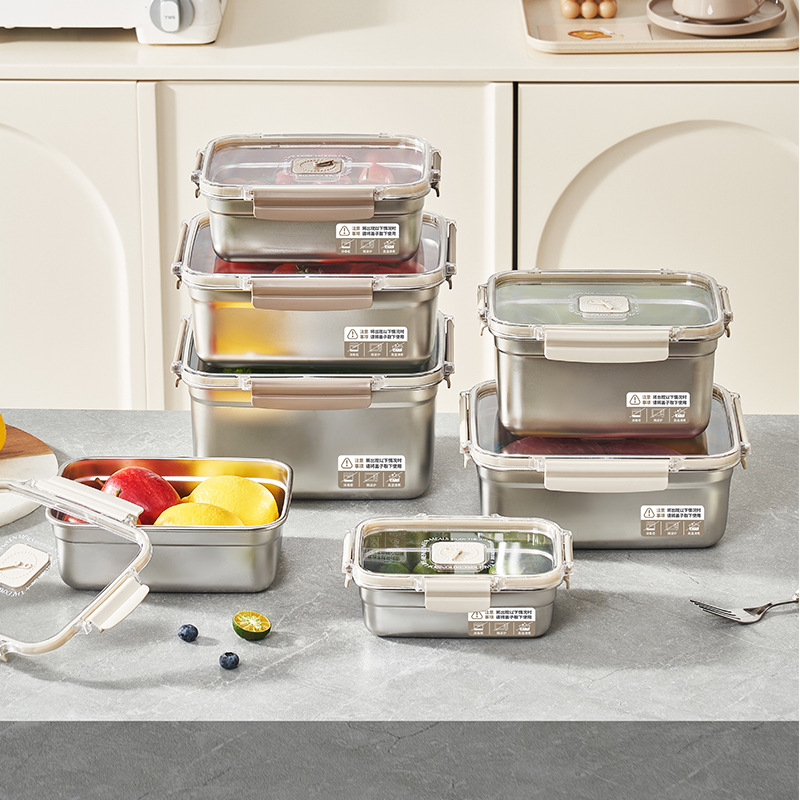 简约保温饭盒创意不锈钢便当盒上班族学生带饭多层餐盒桶
