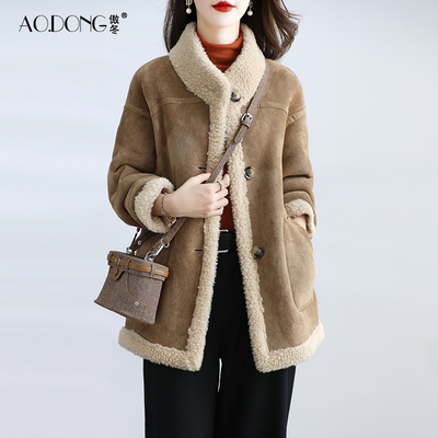 2025新款海宁两面穿皮草外套