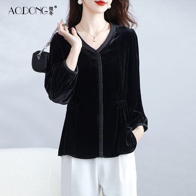 2025新款杭州真丝上衣女