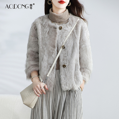 羊羔毛海宁新款米灰色柔软高端