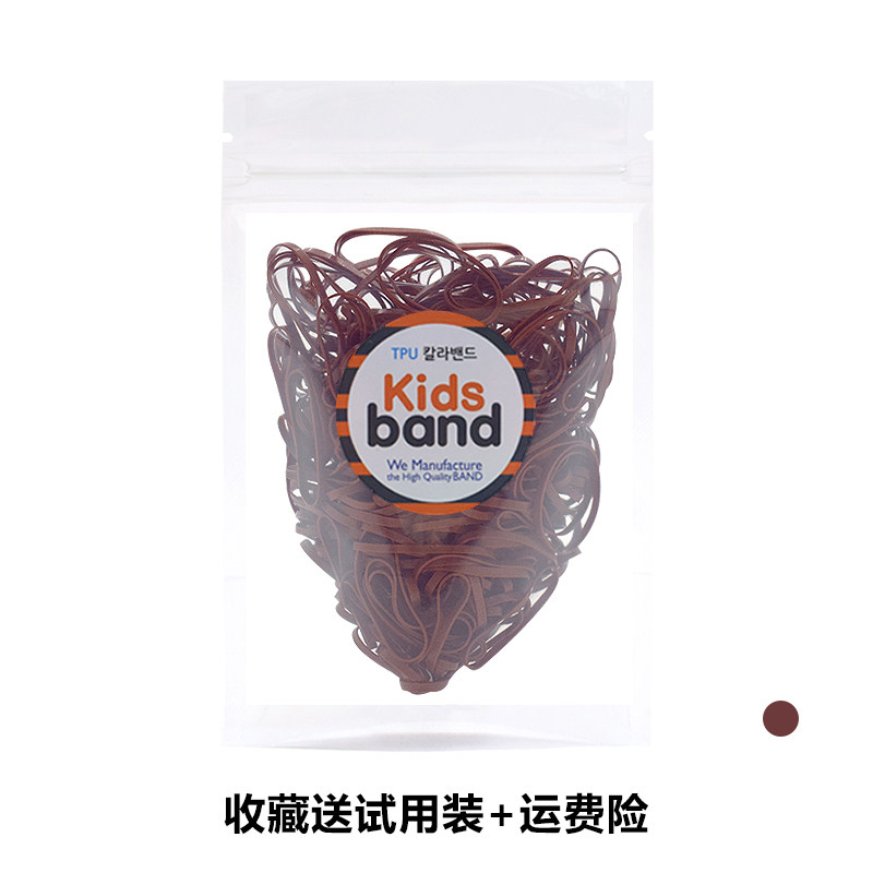 Authentic Kidsband Jelly-Colored Baby Hair Ties Disposable Children's Rubber Bands Gentle on Hair Small Size — 7