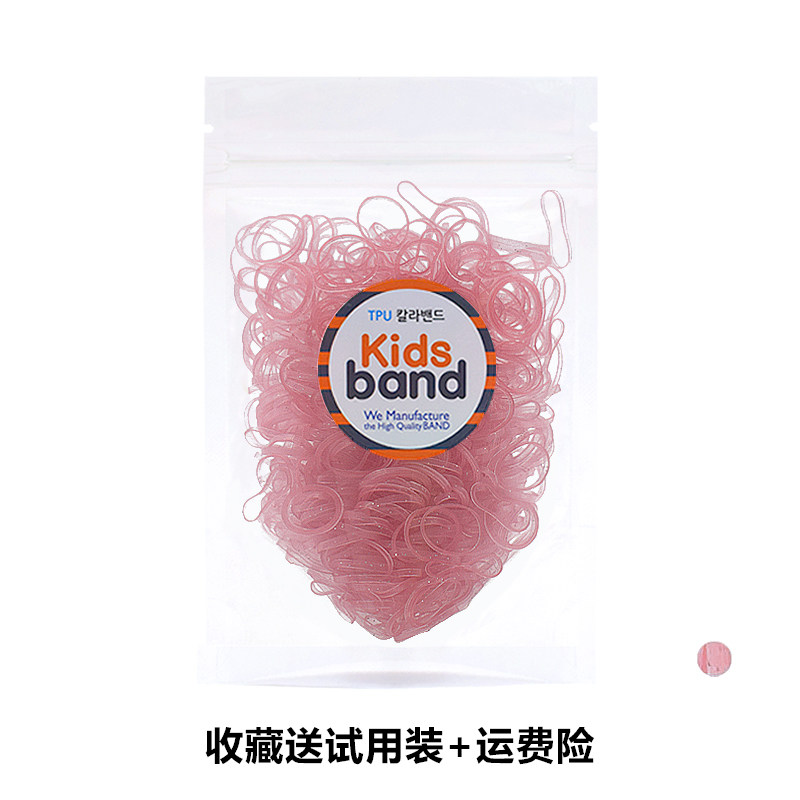Authentic Kidsband Jelly-Colored Baby Hair Ties Disposable Children's Rubber Bands Gentle on Hair Small Size — 4