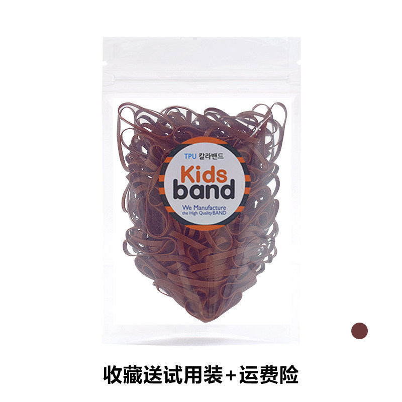 Authentic Kidsband Jelly-Colored Baby Hair Ties Disposable Children's Rubber Bands Gentle on Hair Small Size — 8