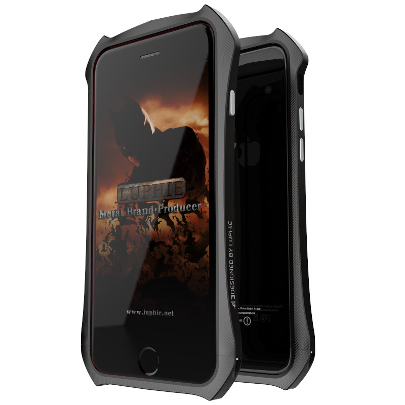 Luphie Batman Aluminum Metal Bumper Cover Case for Apple iPhone 7 Plus & iPhone 7
