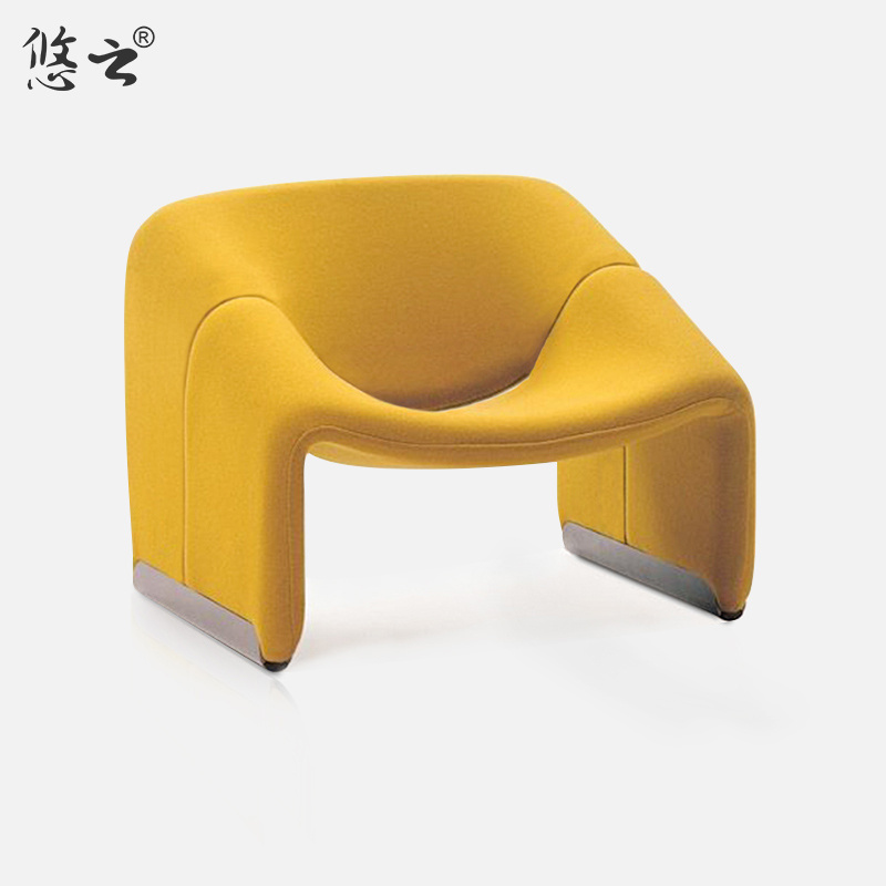 悠云简约现代小户型布艺休闲椅