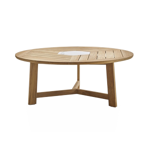 悠云/户外餐桌椅花园庭院家具柚木实木圆桌子别墅露天长餐桌椅