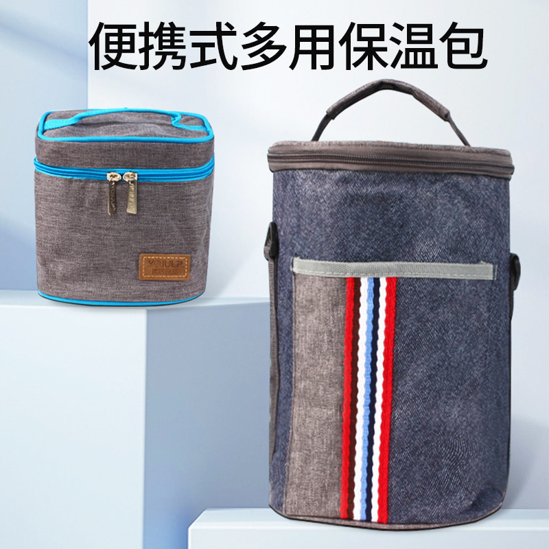 午餐便当包大容量上班族饭盒袋手提袋子餐盒包学生提饭铝箔保温袋