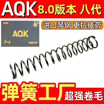 AQK8代新版全行程19套件改装进口琴钢弹簧卷毛升级复位簧极限