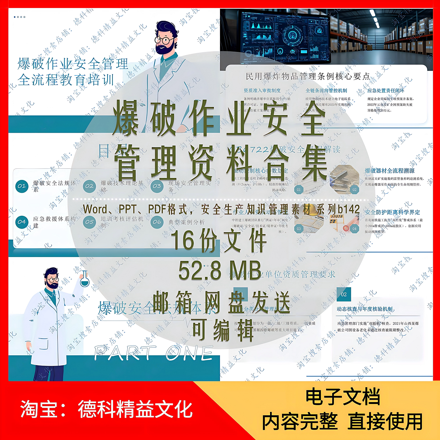 爆破作业安全管理制度操作规程安全教育培训ppt课件应急预案 b142