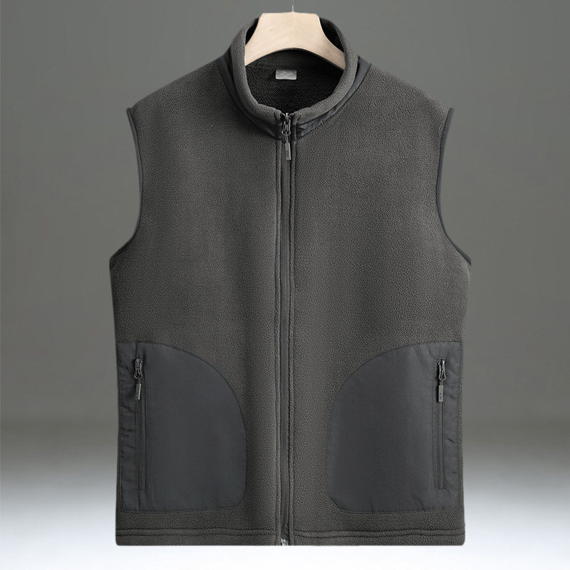 2025新款摇粒绒马甲男春秋冬无袖抓绒内胆保暖坎肩大码,男装,常规马甲,淘宝优惠券,粉丝福利购,淘宝优惠卷