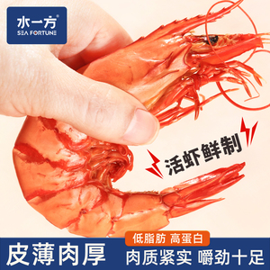 水一方九节虾干特大即食烤虾干货开袋即食大连海味追剧解馋