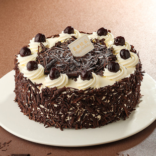 味多美 巧克力天然奶油蛋糕 生日蛋糕 北京同城 经典 黑森林蛋糕