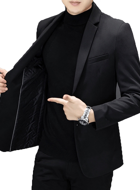 加厚休闲西服加棉加厚韩版