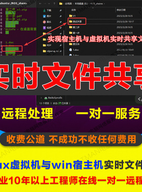 linux虚拟机与windows宿主机实时共享文件夹ubuntu centos debian