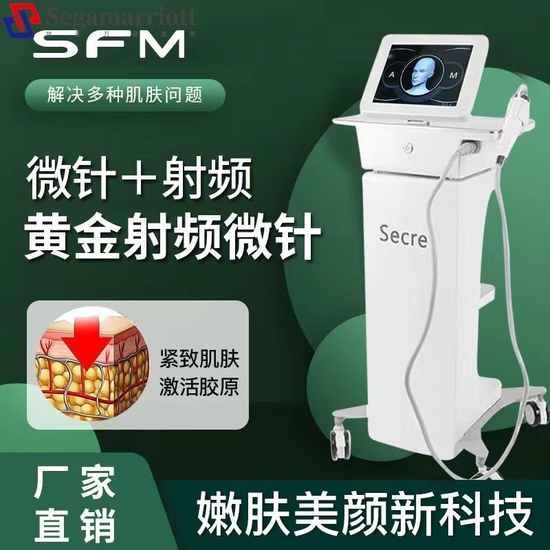 厂家外贸品质黄金抗皱微针抗皱仪美容仪 疤痕去痘印痘坑祛皱微针