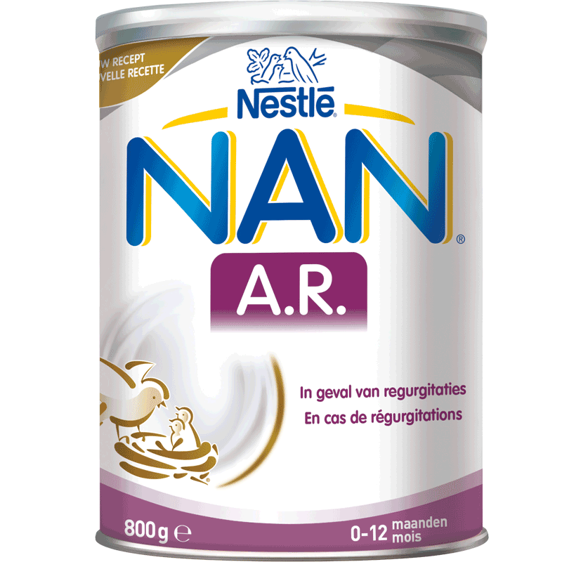 荷兰直邮 雀巢AR水解蛋白过敏防吐奶婴儿配方奶粉800g/罐 2罐包邮