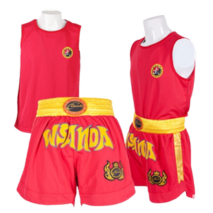 速干绣字散打服成人儿童散打衣服男女散打裤搏击训练服短裤可定制