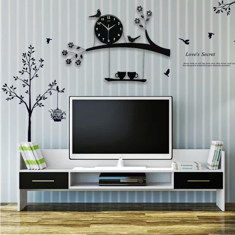 电视背景墙两边的装饰品钟表挂钟壁纸客厅北欧壁挂创意简单大方3d|ruв категории Домашний быт, часы, украшения дома/будильник, настенные часы - от Buy2taobao.com для оказания профессиональной услуги покупки агента Taobao