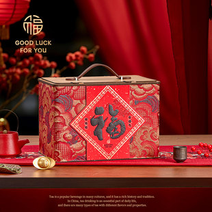 2026新年礼盒烘焙包装盒零食饼干糖果年货抱抱桶伴手礼纸罐定制