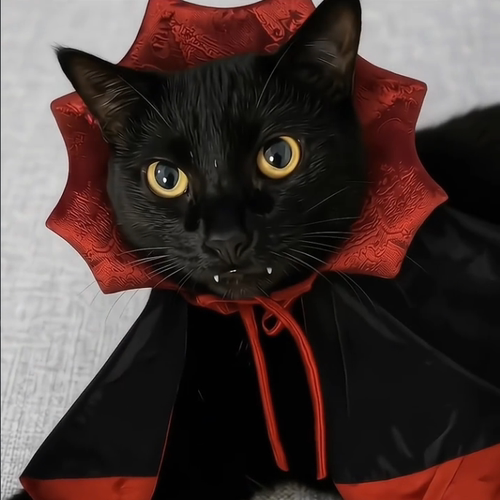 铲屎官看过来！超酷的猫咪斗篷