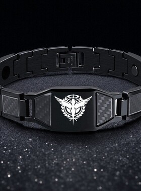 防辐射抗疲劳能量磁石刻字手链