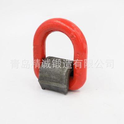 模锻级D型环带底座°旋转焊接D型环万向起重吊装吊环