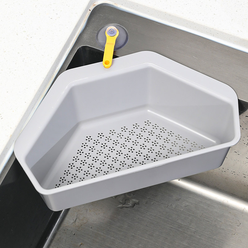 三角沥水篮水槽沥水架厨房水龙头