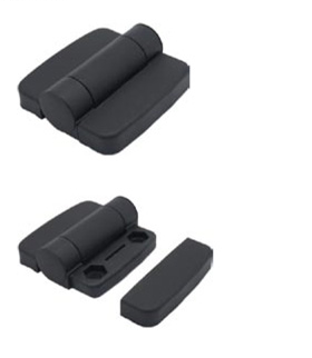 SAMLO标准尺寸尼龙铰链-带盖型HIGL-45/63电箱衣柜工业合页