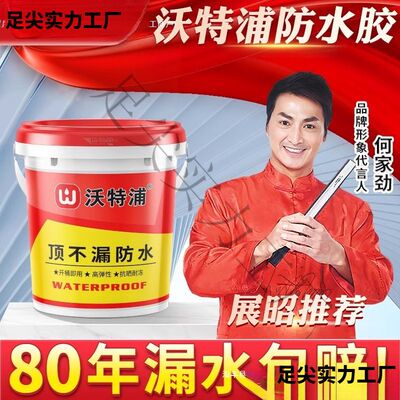沃特浦防水涂料补漏楼顶屋顶房屋房顶外墙补漏顶不漏防水胶水材料