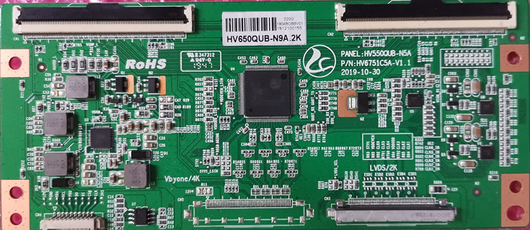 全新升级版京东方逻辑板 HV650QUB-N9A 2K 4K