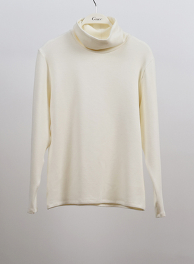 caser凯撒内衣女士秋冬款加厚粗针堆堆领打底衫单件上衣BM65-F577