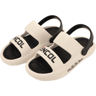 美人桥拖鞋男士童拖夏季外穿休闲日常拖凉两用男款防滑大童凉鞋男